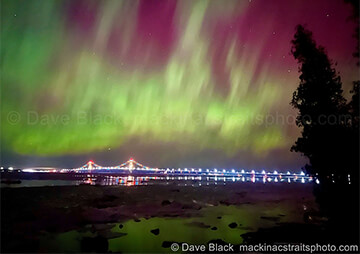 Green and Purple Northern Lights